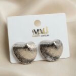 Silver earrings