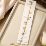 Golden chain bracelet