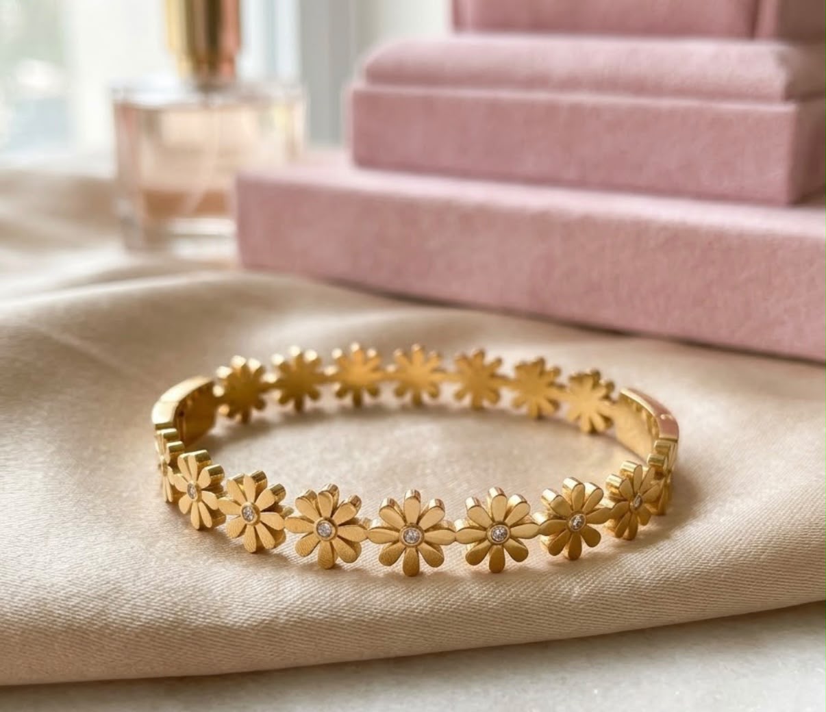 IMG-20261023-WA0030 Flower cuff bracelet - Image 1