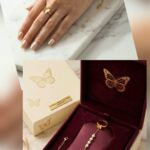 Butterfly ring bracelet