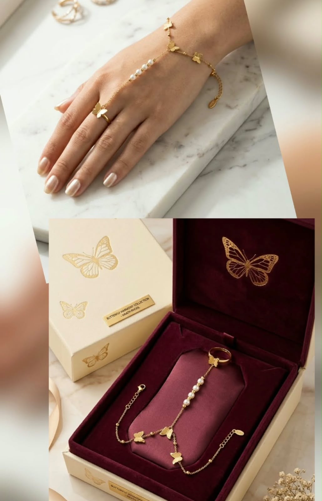 IMG-20261023-WA0031 Butterfly ring bracelet - Image 1