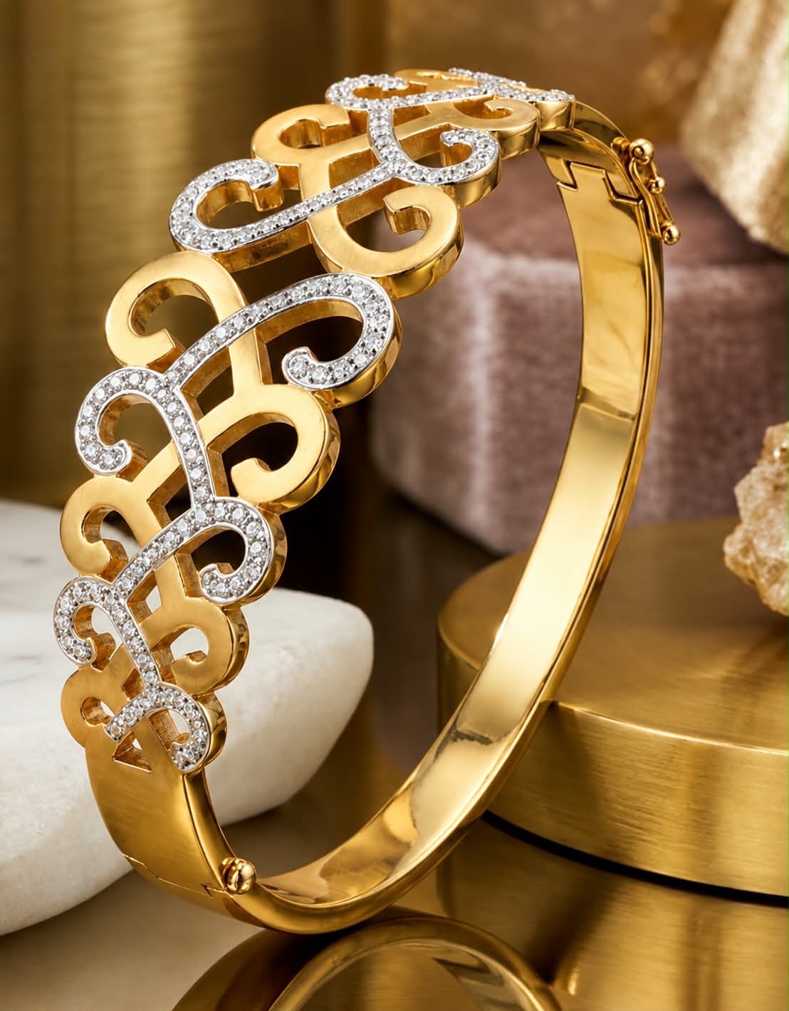 IMG-20261023-WA0041 Golden cuff bracelet - Image 1