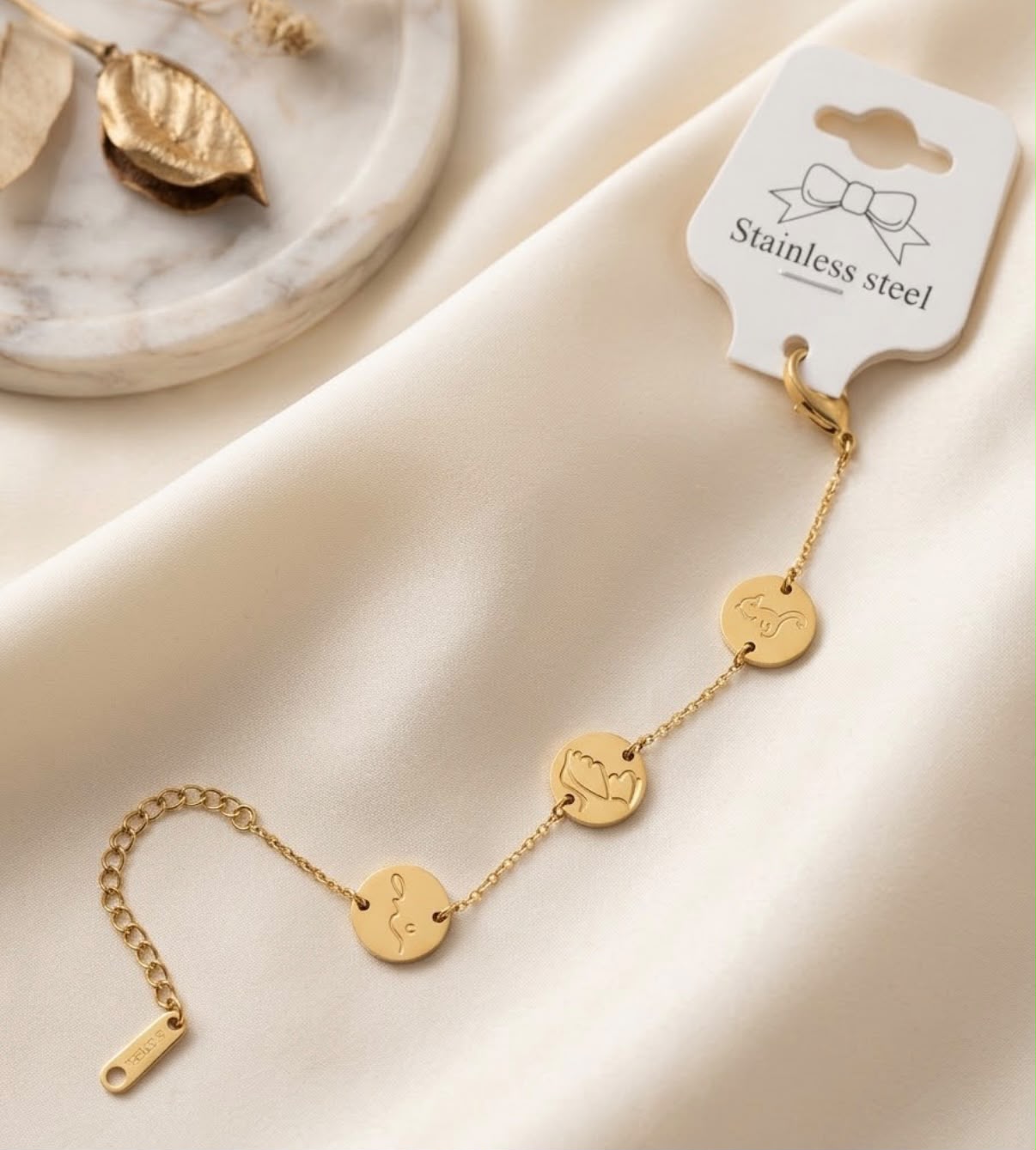 IMG-20261023-WA0049 Gloden coin bracelet - Image 1