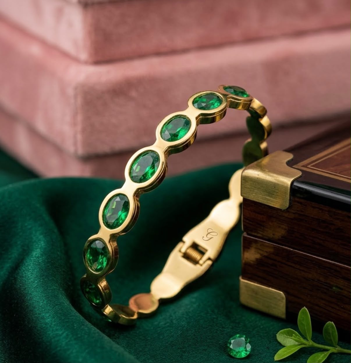 IMG-20261023-WA0058 Green Stone bracelet - Image 1