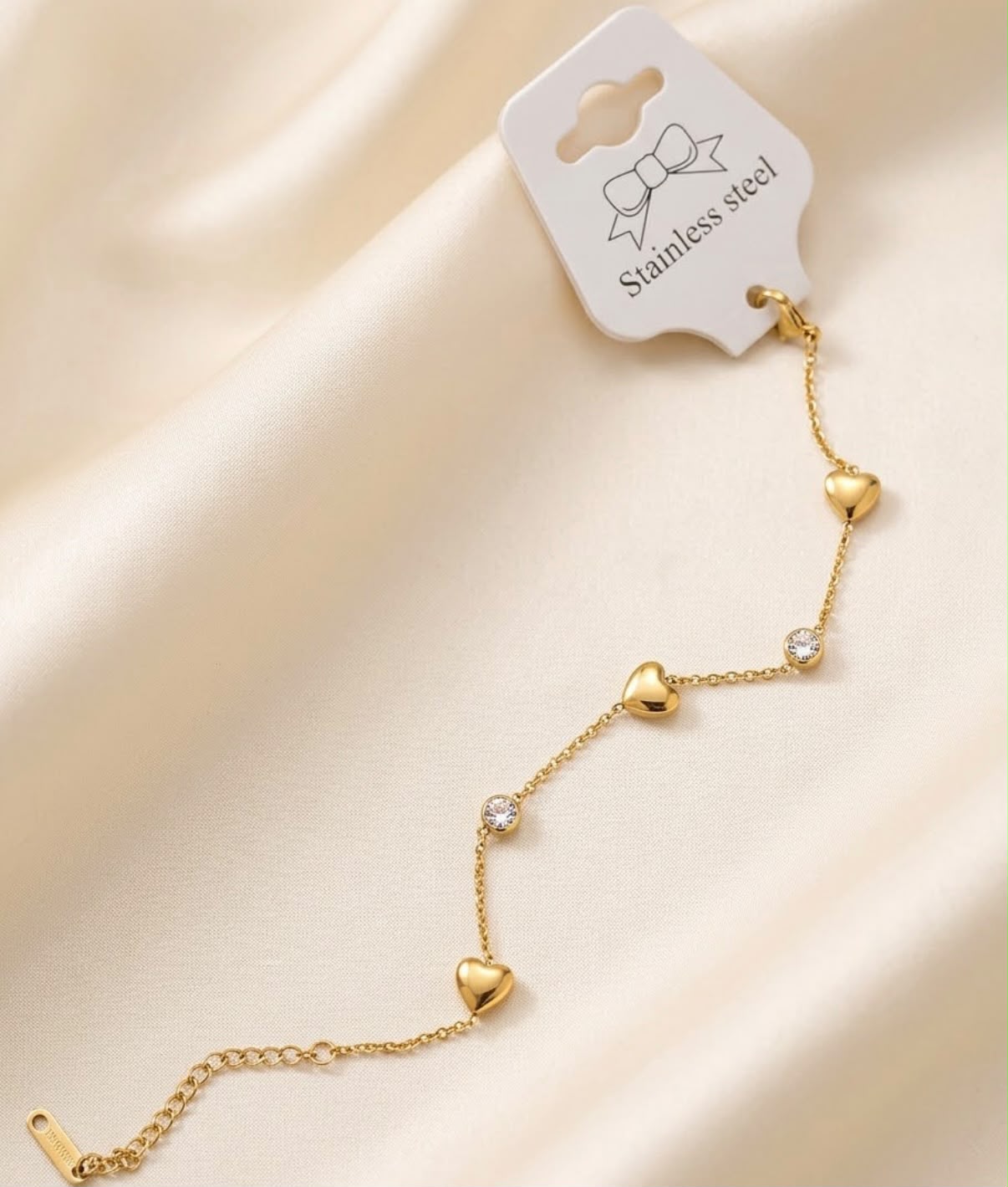 IMG-20261023-WA0063 Gold Heart Bracelet - Image 1