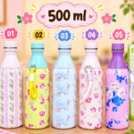 Floral stainless steel bottle