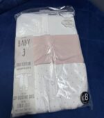 George Soft cotton sleepsuits 3 pack