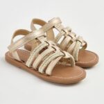 George Gold Metallic Sandals