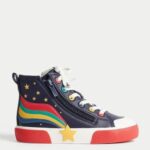 M&S Star High top trainers