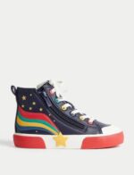 M&S Star High top trainers