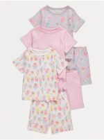 George Ice cream Tshirt shorts 3 pack