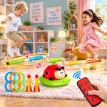 3-in-1 Activity Toy Set Ladybug RC Sports with Rocket Launcher - Image 2