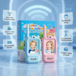 2 pcs rechargeable kids video walkie talkie