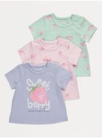George Pastel T shirts 3 pack